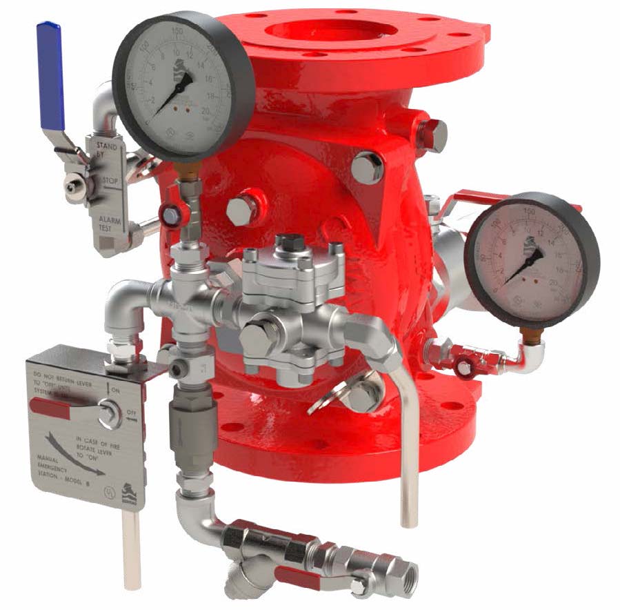 FP 400E-4D Pneumatically Controlled On-Off Deluge Valve FP 400E-4D Pneumatically Controlled On-Off Deluge Valve
