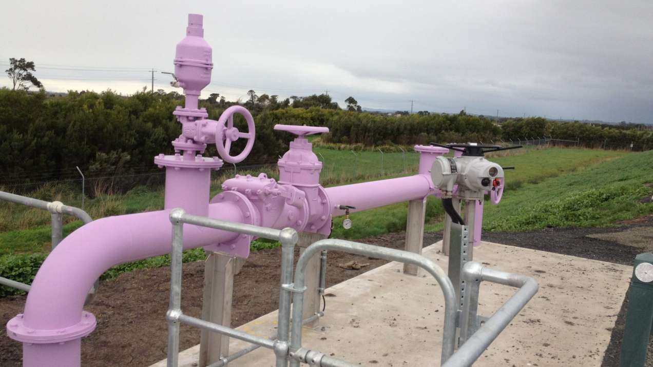 Lang Lang A pink sewage pumping station