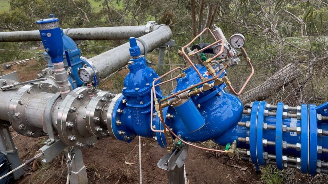 Article_Header_ Bermad 730EN Sigma valves fitted into the Mount Cole pipeline in Western Victoria, Australia.